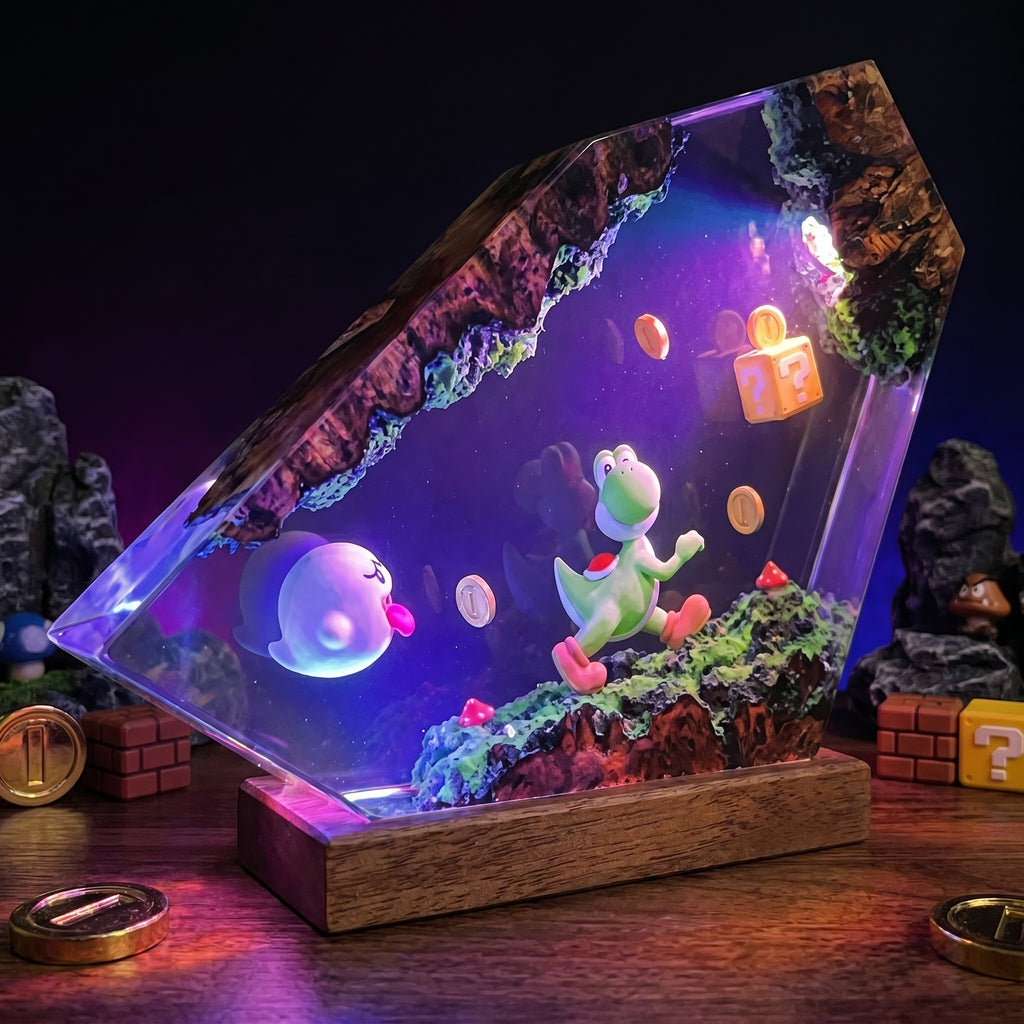 Mario Resin Lamp