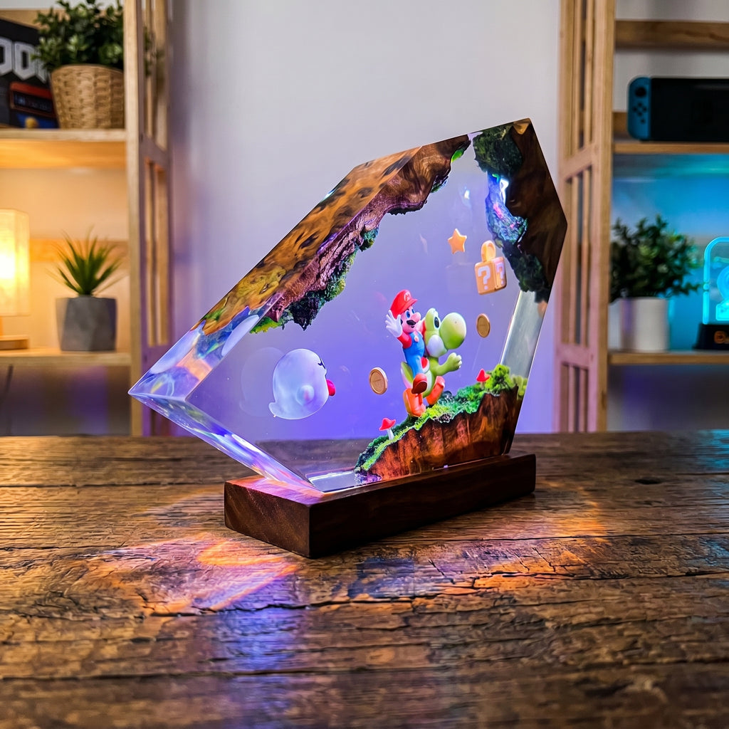 Mario Resin Lamp
