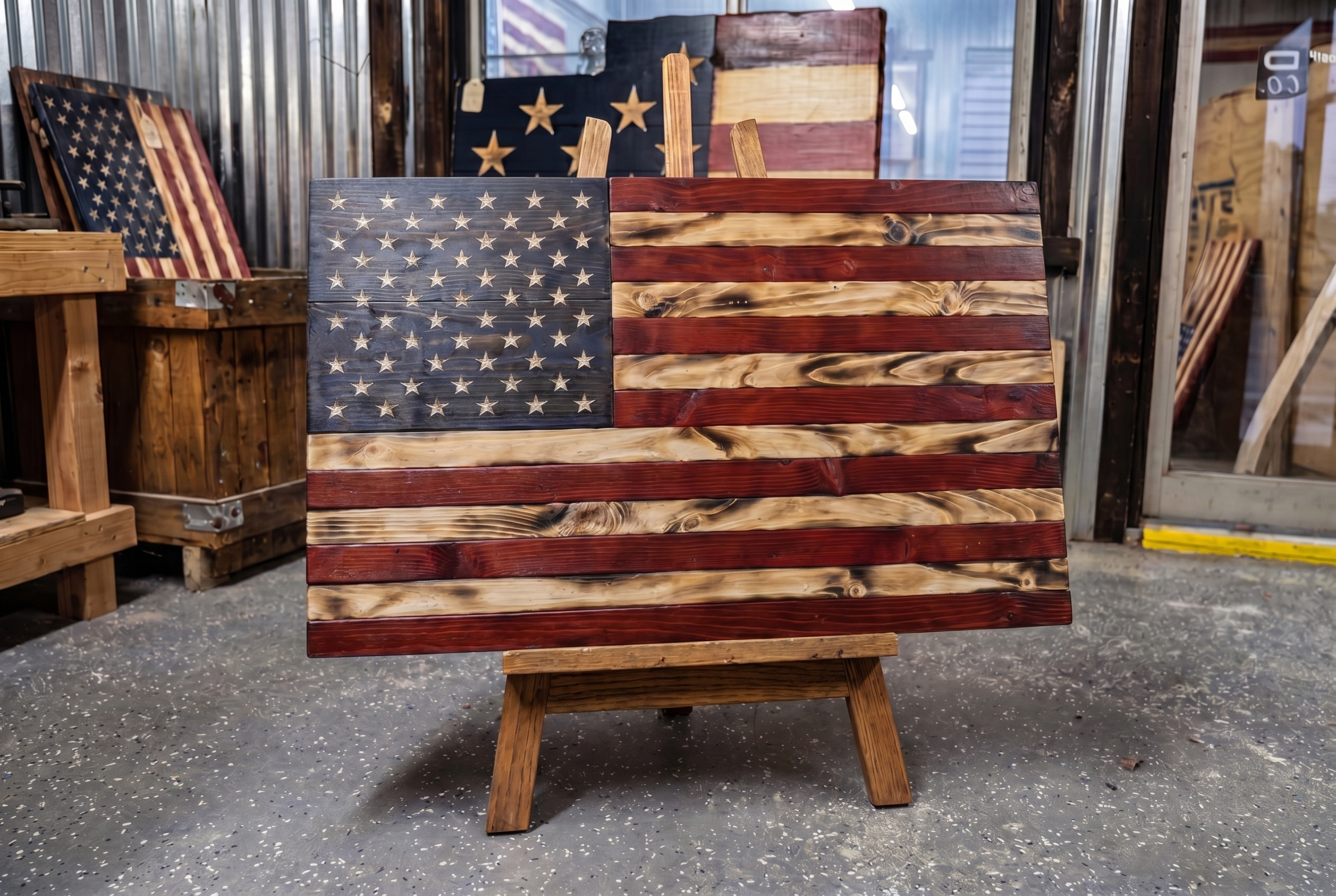 "Rustic Traditional" Flag